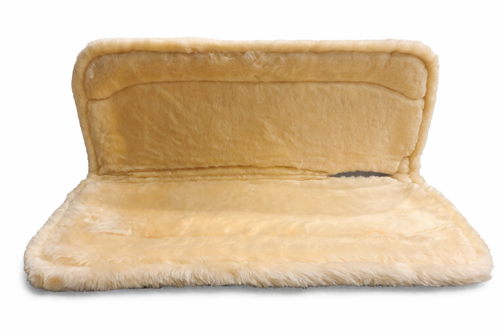 Gold Standard Merino Wool/Sheep fleece Saddle Pad – 32” x 32” 1"