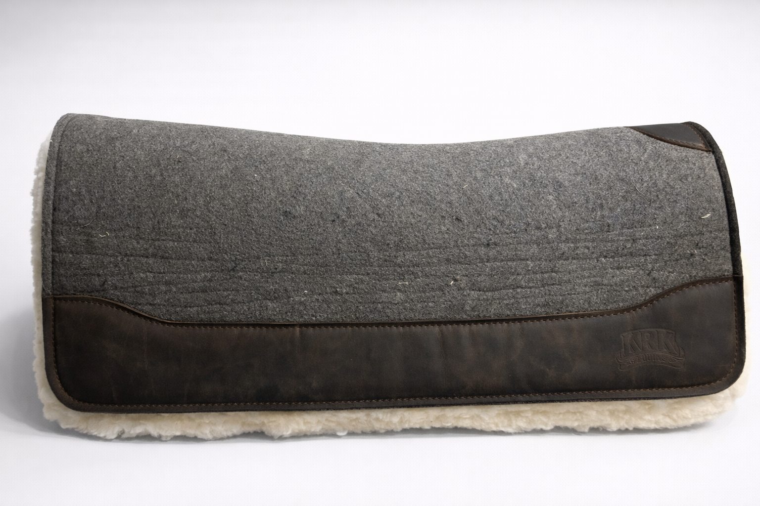 Contoured Merino Wool/Fleece Saddle Pad  – 32” x 32” 3/4"